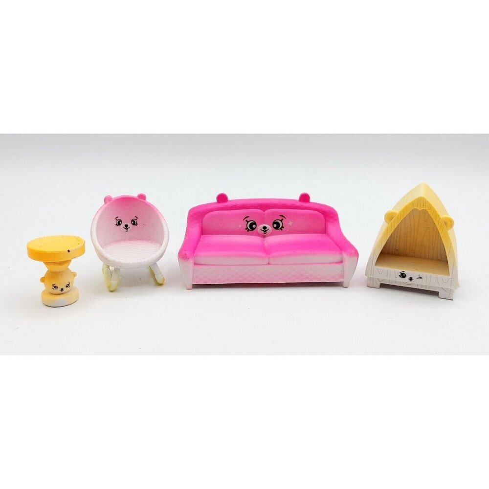 Shopkins Happy Places Collectible Figures Loose Lot of 4